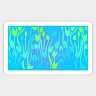 Tulip Inspired Pattern Sticker